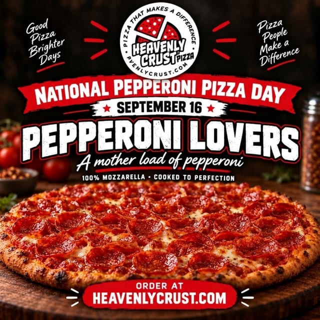 September 16: Pepperoni Lovers